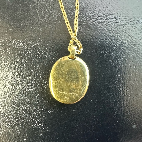 Jemma Wynne 18k gold diamond zodiac, pisces pendant necklace. RARE FIND - Picture 8 of 8